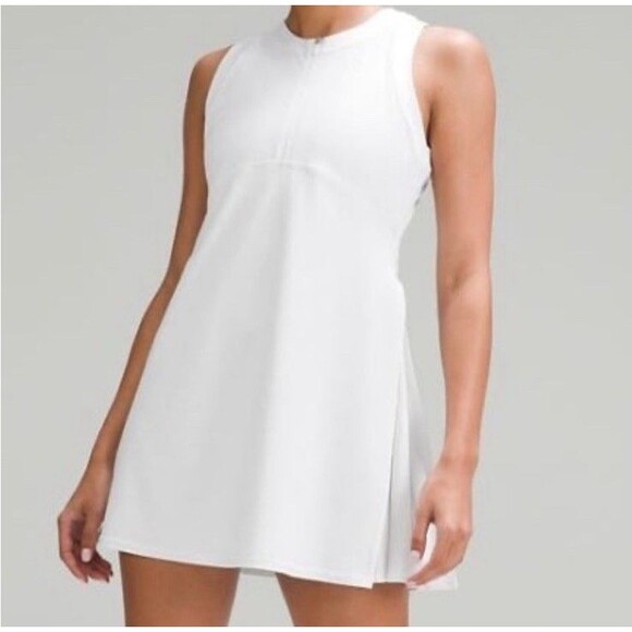 Dresses & Skirts - Lululemon Grid-Texture Sleeveless Tennis Dress White, W1DZYS  Size 2 NWOT